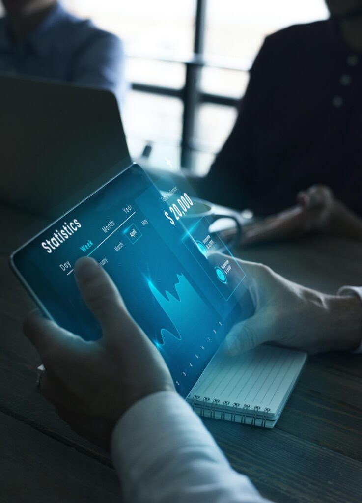 business-concept-with-graphic-holography business concept with graphic holography